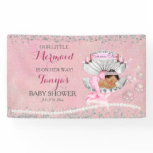 Sereia Étnica Bebê Rosa Migra