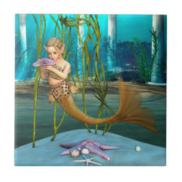 Sereia Jovem Fantasia Subaquática para Crianças