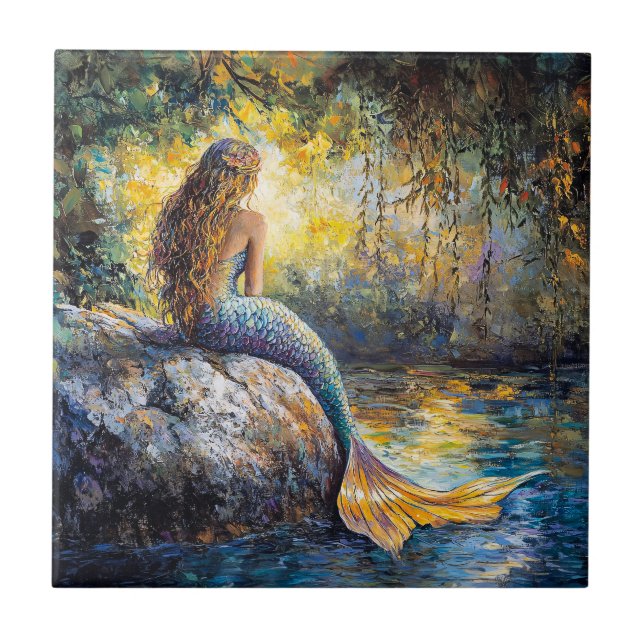 Sereia na Pintura de Grotto (Frente)