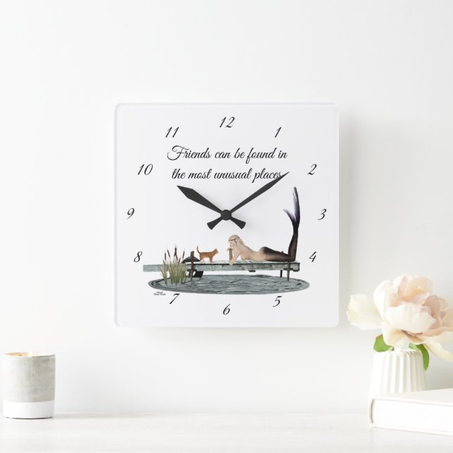 Sereia no Relógio de Parede do Bote (Lar)