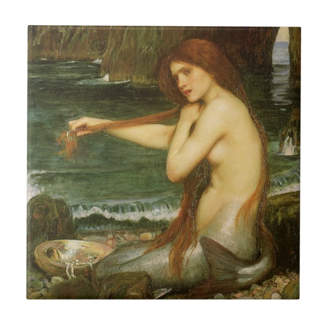 Sereia por John William Waterhouse (Frente)