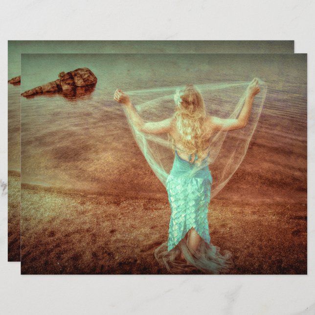 Sereia Por Sea Vintage Teal Brown (Frente/Verso)