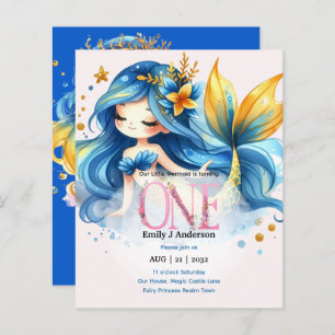 Sereia primeiro aniversario Fairytale Aniversário