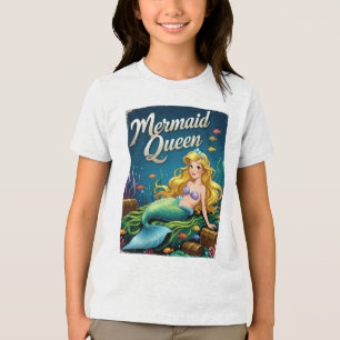 Sereia Queen Cartoon Ocean Royalty