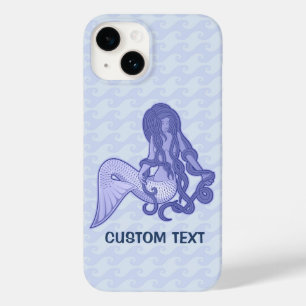 Sereia Sentada Azul