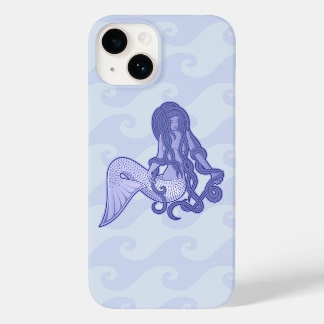 Sereia Sentada Azul (Verso)