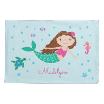 Sereia Sob O Mar Azul Personalizado