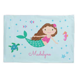 Sereia Sob O Mar Azul Personalizado