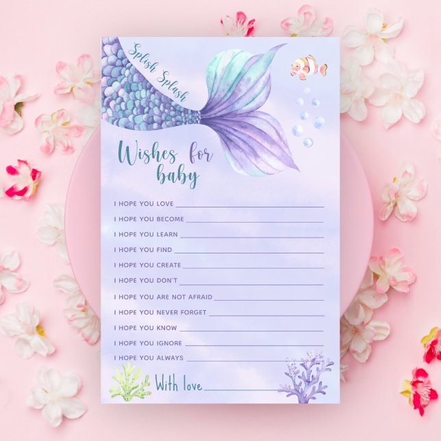 Sereia sob o mar Oceano Deseja bebê (Criador carregado)