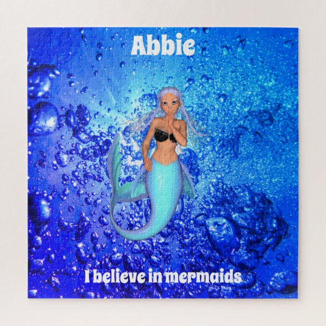 Sereia sob Quebra-cabeça de Jigsaw (Vertical)