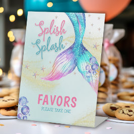 Sereia Tail Glitter sob o mar Favors