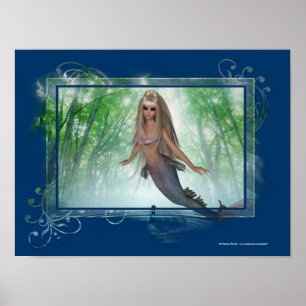 Sereia voadora na Poster de Water Fantasy