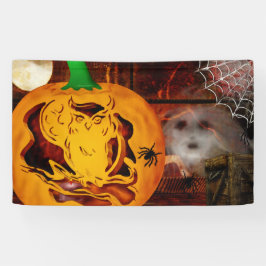 Sereias Assombradas ao Halloween Pumpkin Esculpind