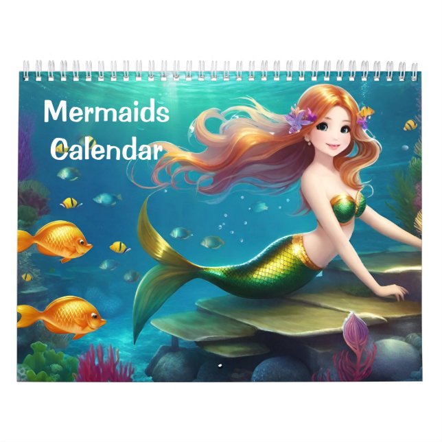 Sereias bonitas - calendário para crianças (Capa)