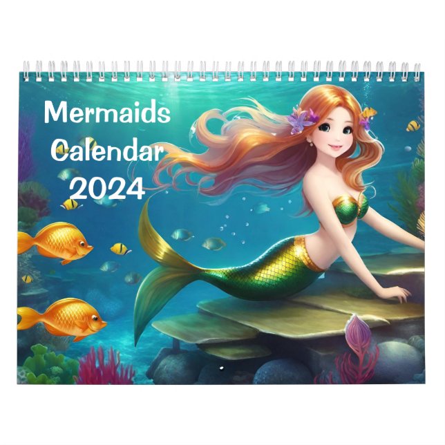 Sereias bonitas - calendário para crianças (Capa)