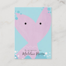 Sereias com Aquarela Cartões de Exibição Artisan E