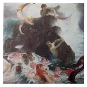 Sereias no jogo, 1886 (óleo em canvas)