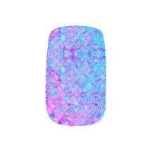 Sereid Scales Blues, Minx Nail Art Rosa