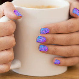 Sereid Scales Blues, Minx Nail Art Rosa