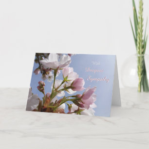 Serene Blossoms Simpatia Cartão de Saudação