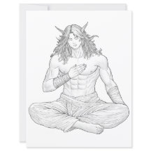 Serene Elf Warrior | Fantasy Anime Character Art