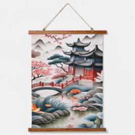Serene Japanese Garden Landscape Poster