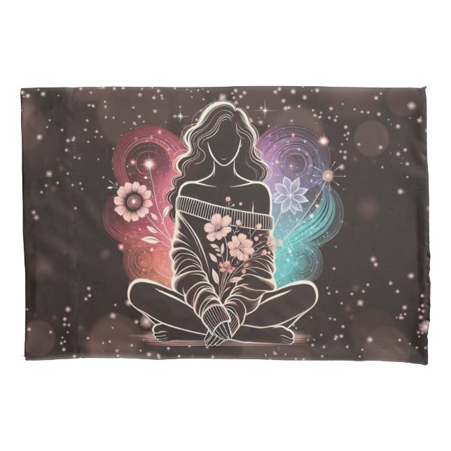 Serene Mulher em Sonho Físico Cósmico (Frente-Esquerda)