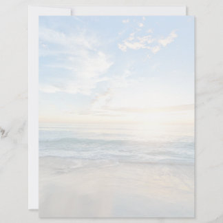 Serene Ocean/Beach Stationery