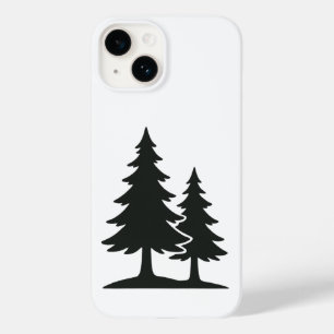 Serene Pine Tree Silhouette