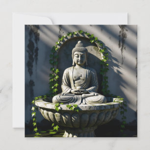 Serene Tranquil Buda Fountain