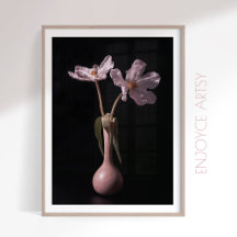 Serene wiltulip, ainda é uma impressão de arte vit