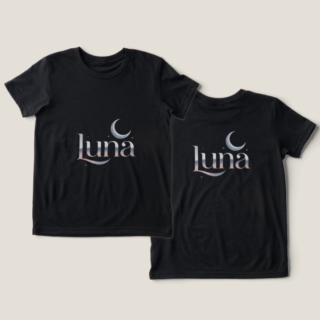Serenidade Celestial Luna (Design Frente e Verso)
