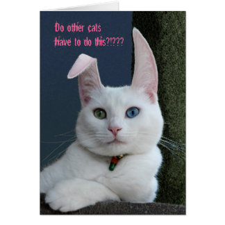 Serenidade como cartão Bunny - personalizada