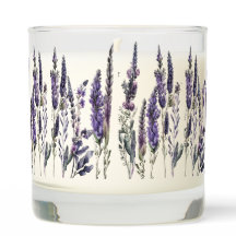 Serenidade de Lavanda de Aquarela