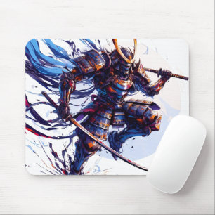 Serenidade do Aço: O Samurai Sentinel Mousepad