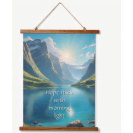 Serenidade em fiordes Madeira derrubada tapeçaria