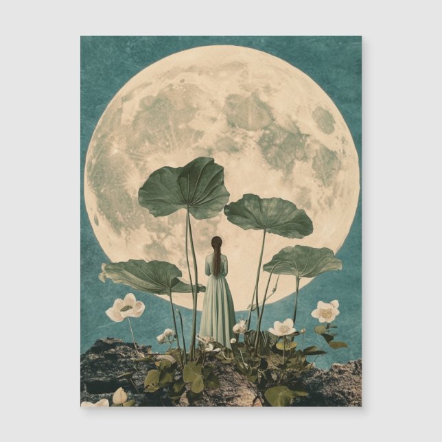 Serenidade lunar - Cena de Lotus Vintage (Frente)