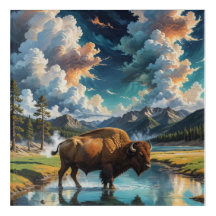 Serenidade na Arte de Parede Acrílica Selvagem