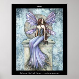 Serenity Fairy Poster por Molly Harrison