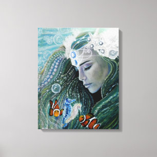 Serenity Mermaid Canvas