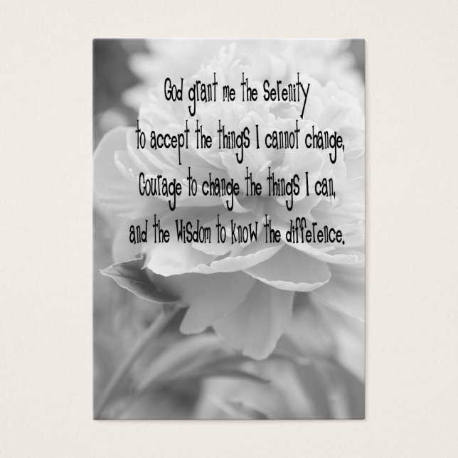 Serenity Prayer (Frente)