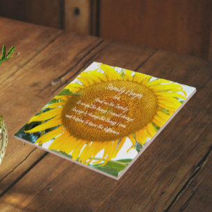 Serenity Prayer Amarelo Sunflower