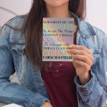 Serenity Prayer Cartão Magnético Arco-Íris Colorid<br><div class="desc">Cartão magnético brilhante,  5, 6 x 4, 25,  que apresenta a imagem fotográfica de um arco-íris colorido juntamente com as palavras da inspiração Serenity Prayer e é perfeito para a porta do frigorífico ou qualquer outra superfície metálica lhe dar uma dose diária de inspiração.</div>
