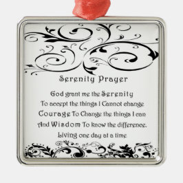 Serenity Prayer Enfeites de natal
