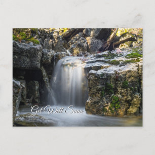 Serenity Spa Falls Cartão Postal de Melhoras