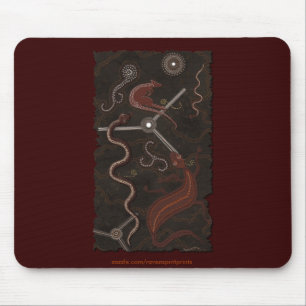 Série aborígene australiana de Mousepad do estil