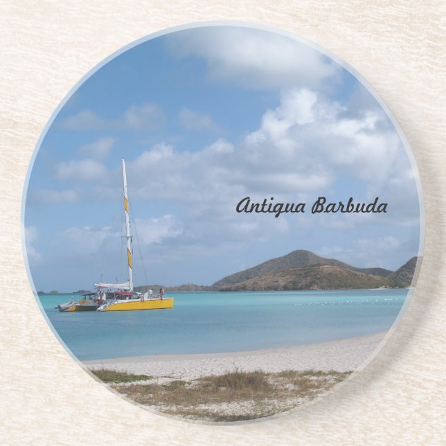 Série Antigua Barbuda — Porta copos de praia de Jo (Frente)