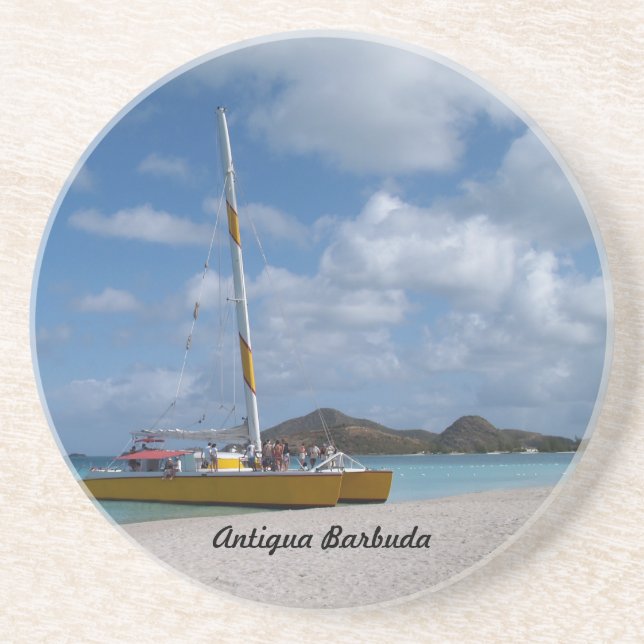 Série Antigua Barbuda — Porta copos de praia de Jo (Frente)