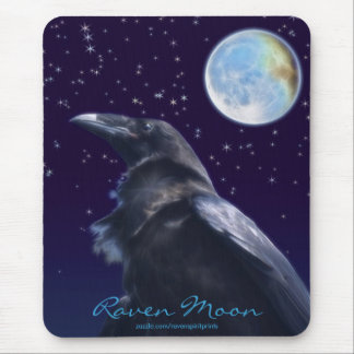 Série BLACK RAVEN & MOON Mousepad