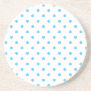 Série bolinhas — porta copos Azul e Branco